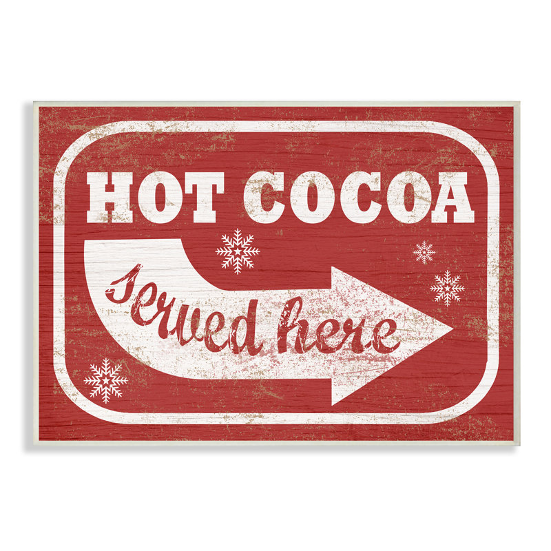 Holiday Distressed White And Vintage Sign Hot Cocoa Served Here holiday-distressed-white-and-vintage-sign-hot-cocoa-served-here